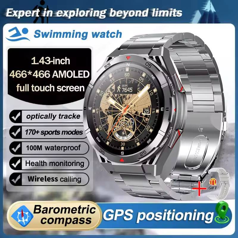 Smartwatch Watches Best Gift For Men - Leadoys X2B Men's Rugged Smart Watch
