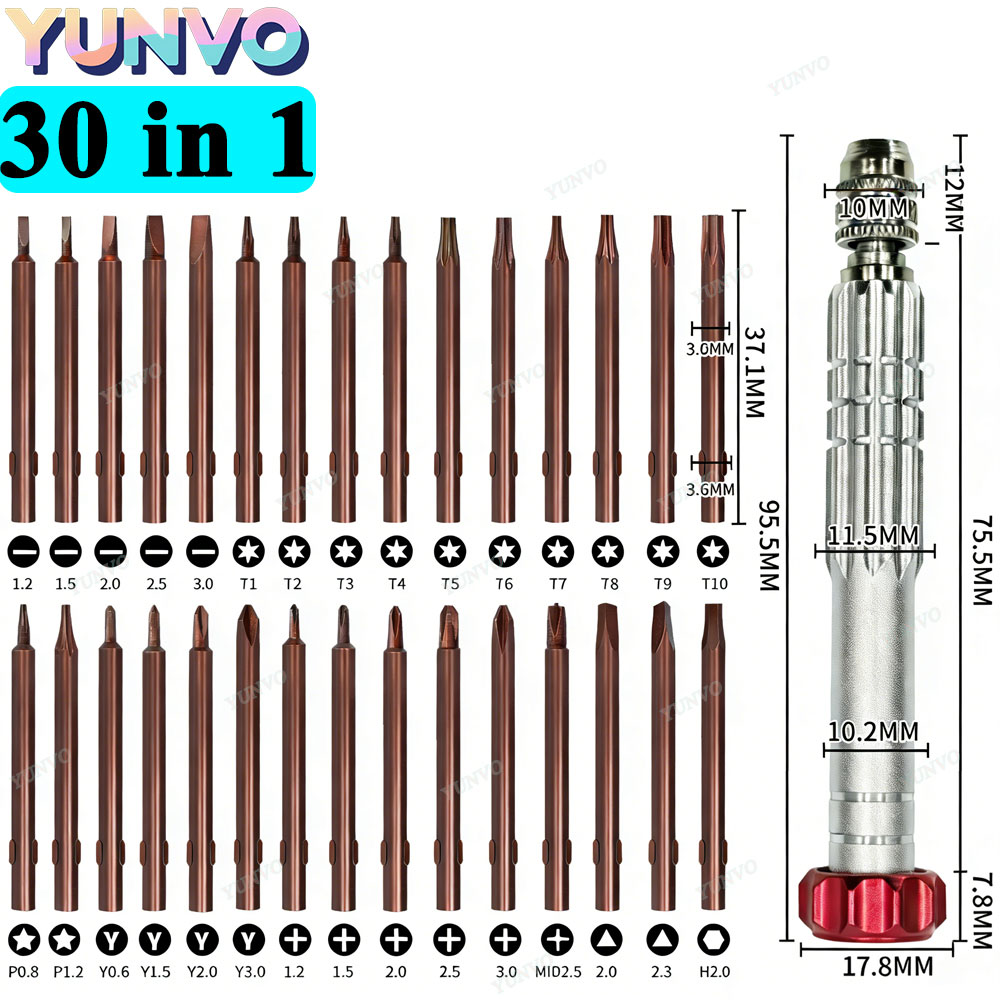 Watchmaker Screwdriver - 30 in 1 Magnetic Precision Screwdriver