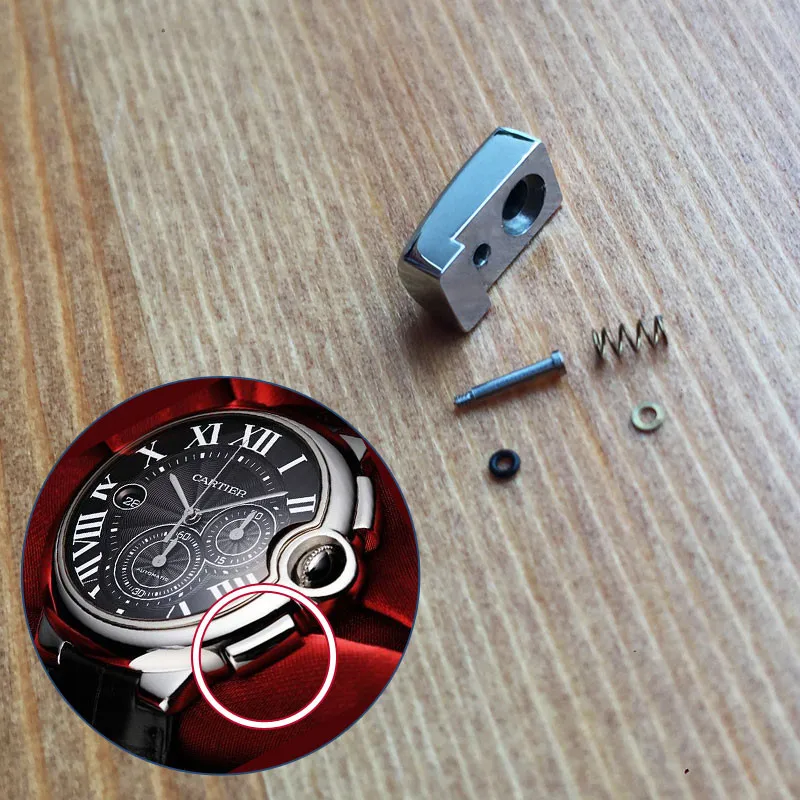 Cartier Watch Ballon Bleu - Steel Waterproof Pusher Button for Cartier