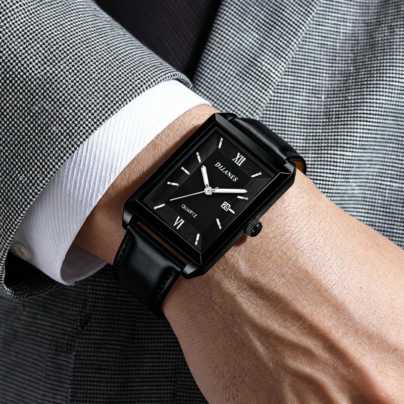 Smartwatch Watches Brands For Men - Casual Leather Men's Watches Fashion Square