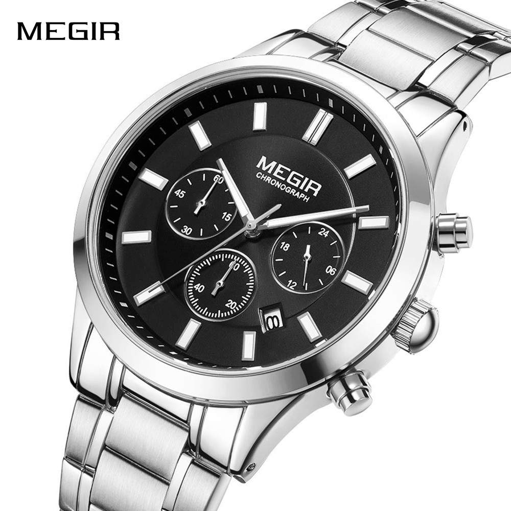 Smartwatch Watches Brands For Men - MEGIR Brand Fashion Men's Sport Quartz