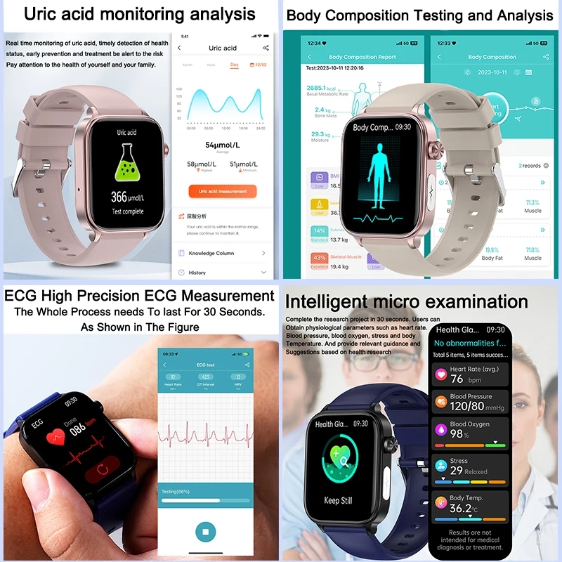 2025 New For XIAOM1 ECG+PPG Bl - đánh giá và giá Smartwatch Health Watches For Men
