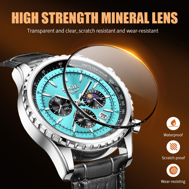 LIGE Top Brand Luxury New Men  - đánh giá và giá Smartwatch Watches Brands For Men