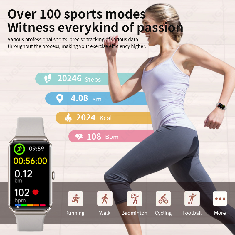 LIGE Fashion Smart Watch Coupl - đánh giá và giá Smartwatch Latest Watches For Women