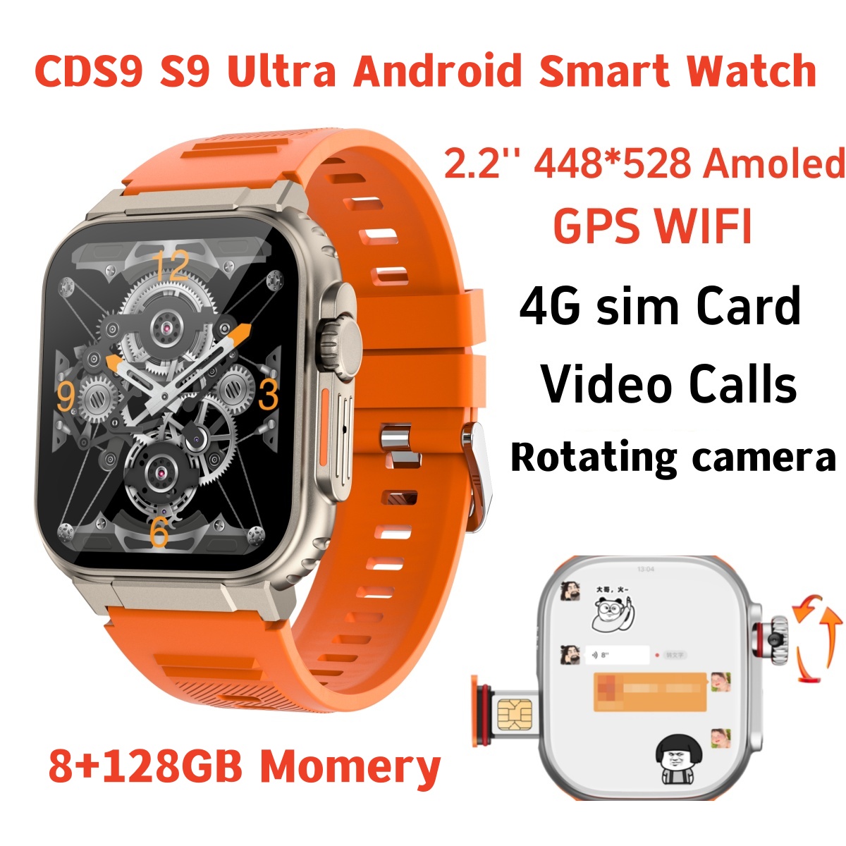 Original S10 Smart Watch 4G/5G - đánh giá và giá Smartwatch Watches For Men With Gps