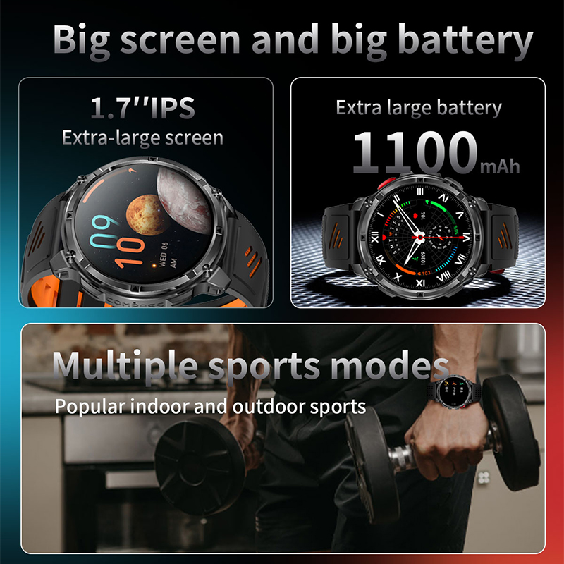 2026 New 1100mAh Men's Outdoor - đánh giá và giá Smartwatch Health Watches For Men