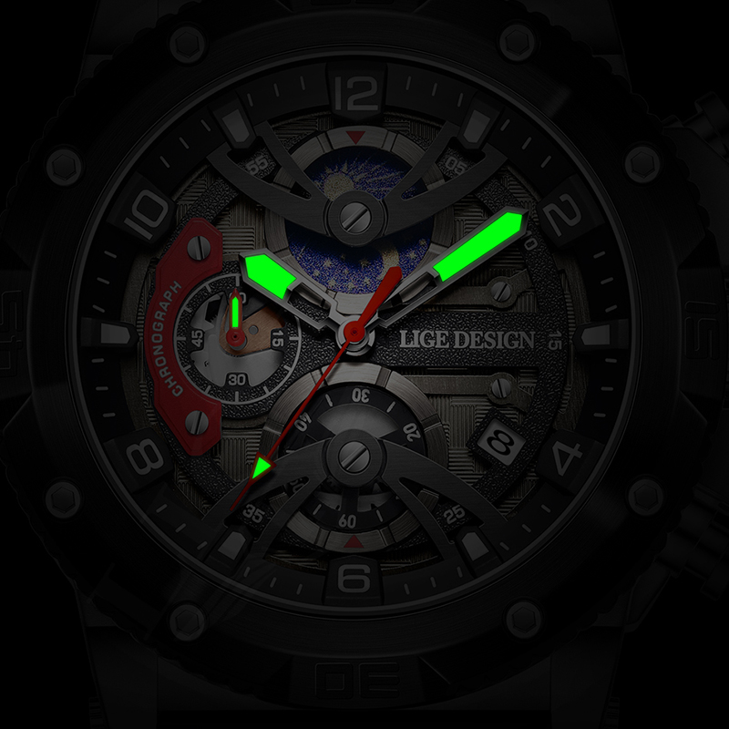 LIGE Top Brand Luxury Men Watc - đánh giá và giá Smartwatch Watches Brands For Men