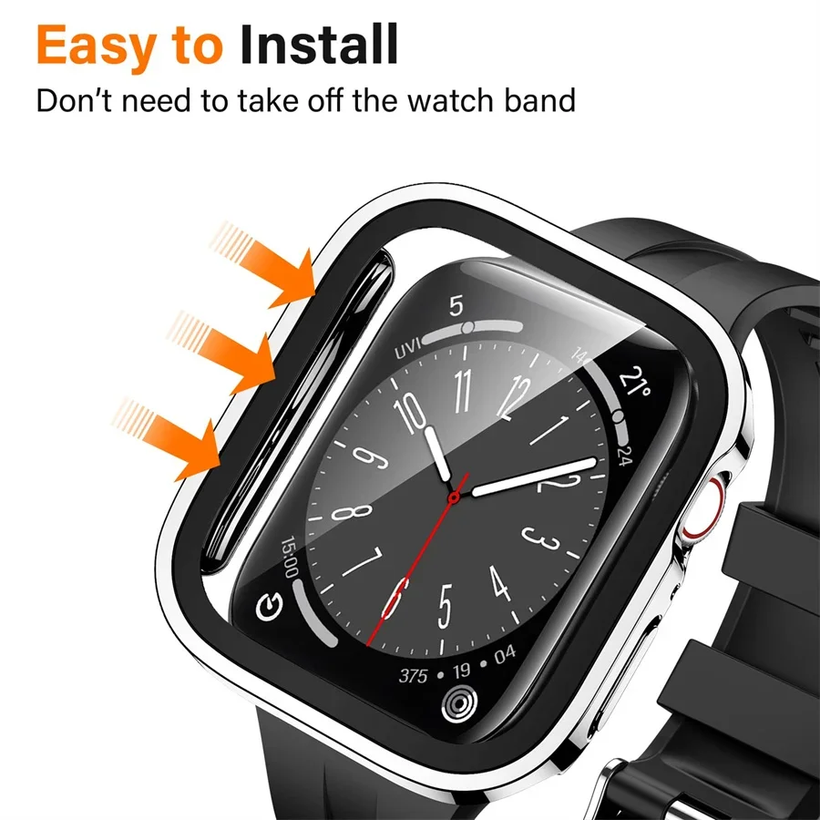 Glass+cover For Apple Watch ca - đánh giá và giá Smartwatch Watches For Women Smart