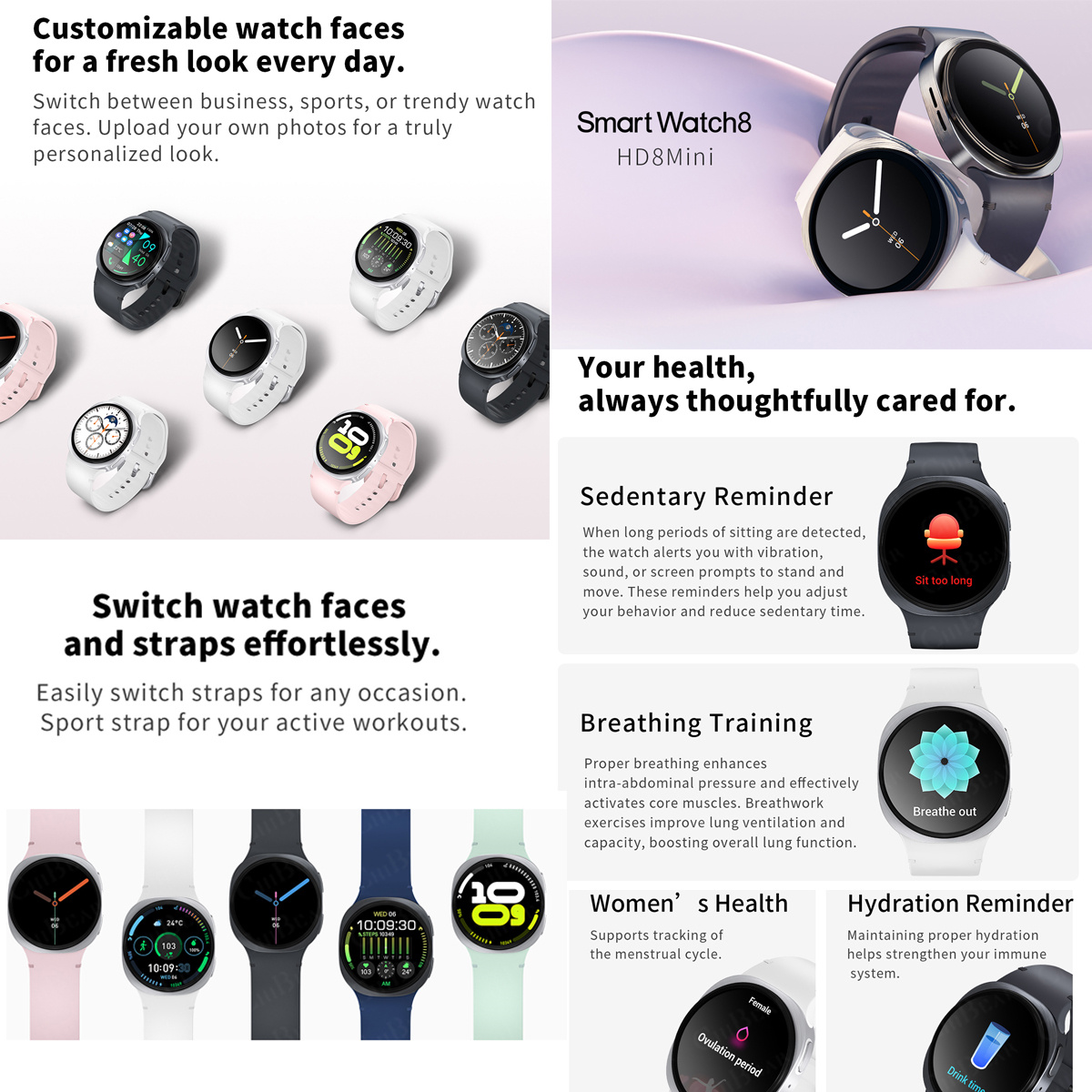2026 New Watches 8 Mini GPS Tr - đánh giá và giá Smartwatch Health Watches For Men