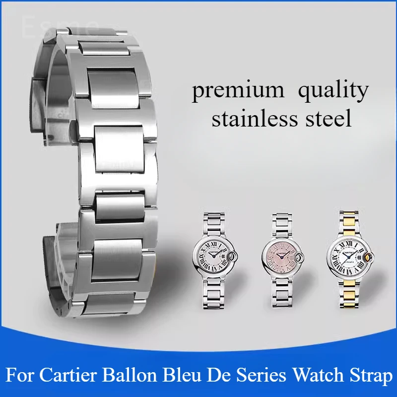 Watchband for Cartier Ballon B - đánh giá và giá Cartier Watch Ballon Bleu