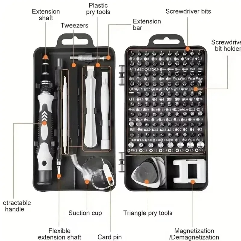 115 in 1 Professional Precisio - đánh giá và giá Watchmaker Screwdriver