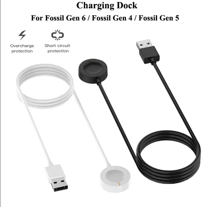 USB Magnetic Fast Charger Dock - đánh giá và giá Fossil Watches Smartwatch Gen 5