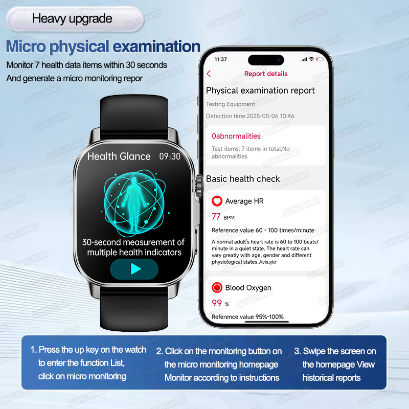New Men Emotion Diagnosis Smar - đánh giá và giá Smartwatch Health Watches For Men