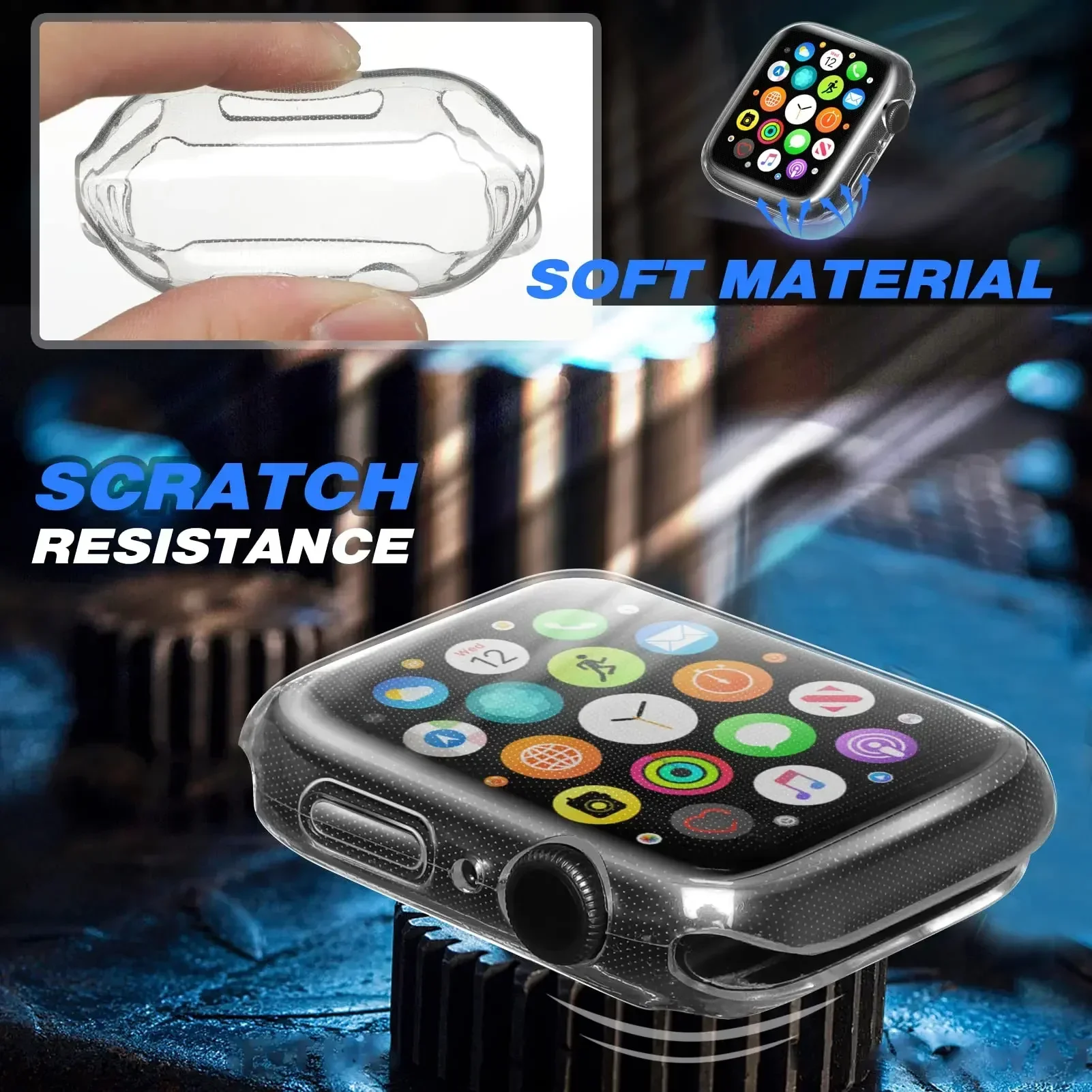 Cover For Apple Watch Case 44m - đánh giá và giá Smartwatch Watches For Women Smart