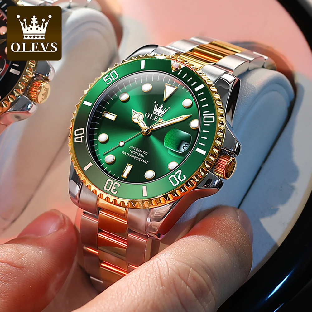 OLEVS 6650 Mechancial Watch fo - đánh giá và giá Rolex Watch Datejust