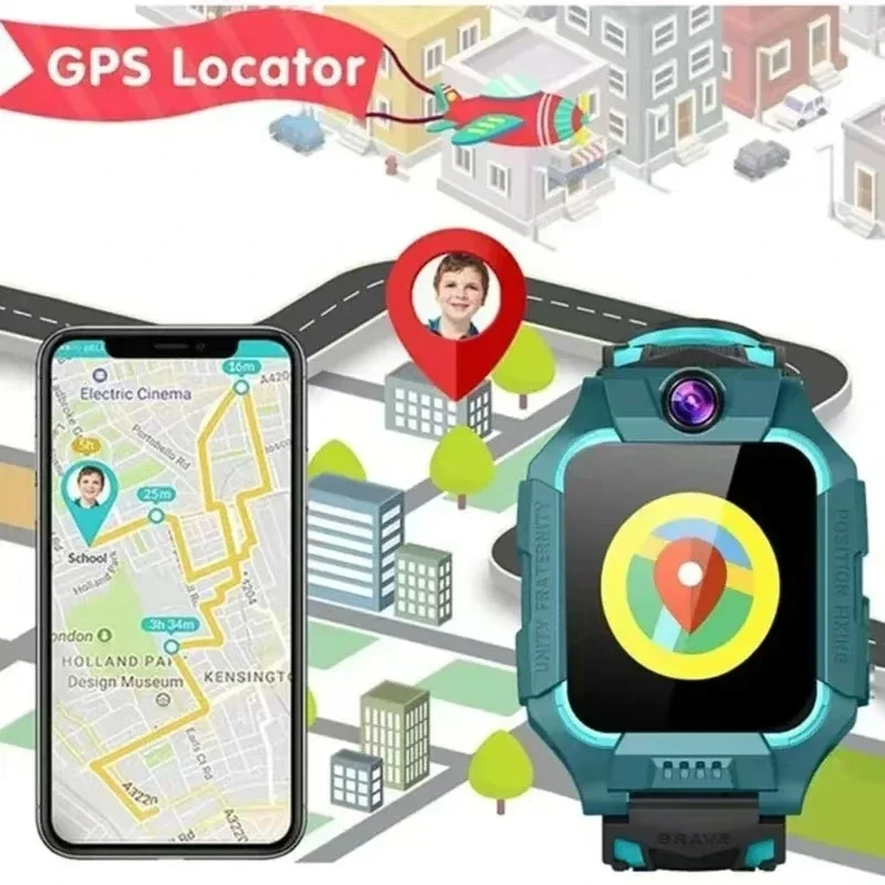 Lenovo 5G Kids Smart Watch Gif - đánh giá và giá Smartwatch Watches For Kids With Gps