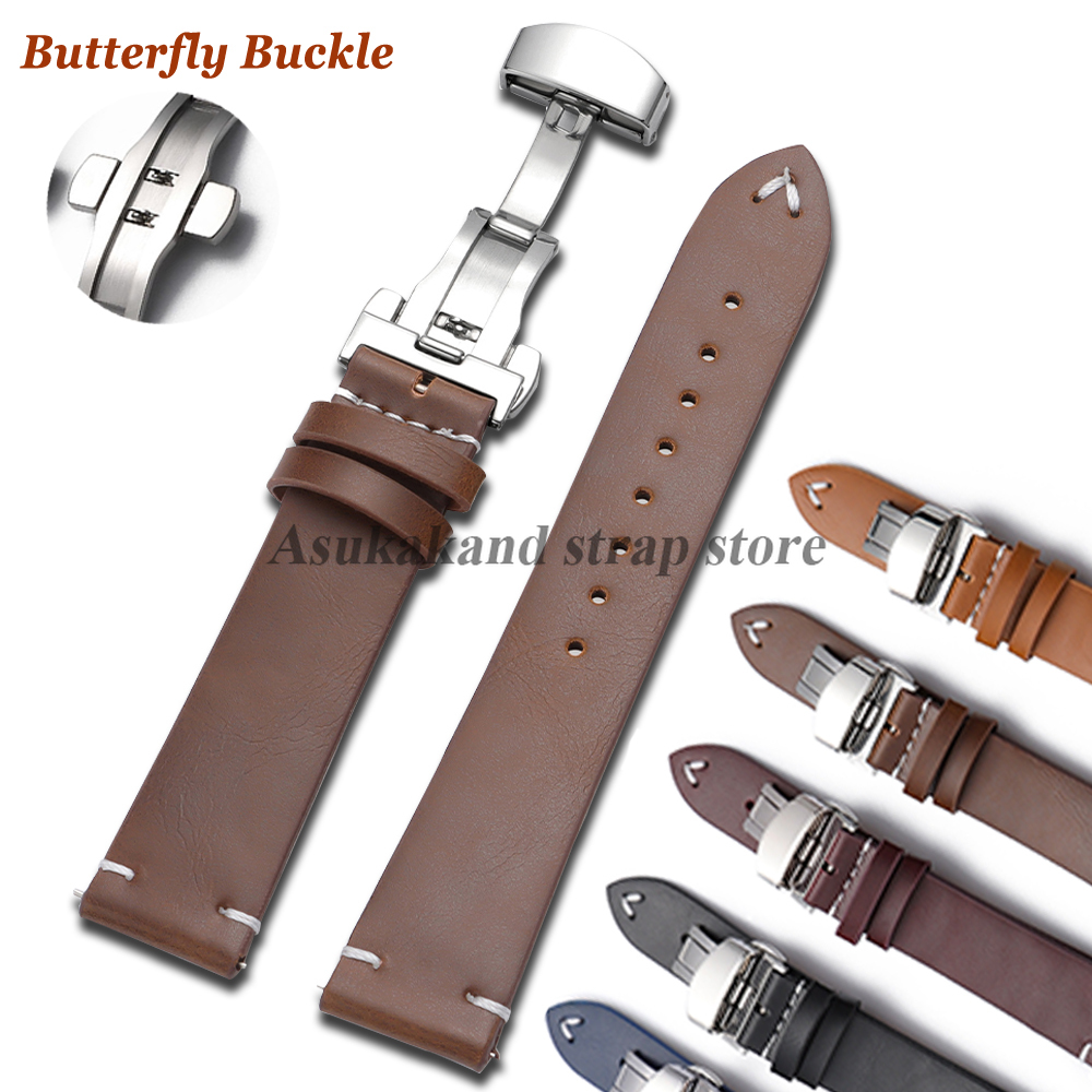 PU Leather Watch Strap 18mm 20 - đánh giá và giá Seiko Watches Smartwatch