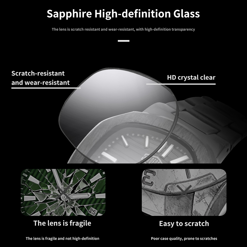 HEROFORCE New Sapphire Waterpr - đánh giá và giá Smartwatch Watches Brands For Men