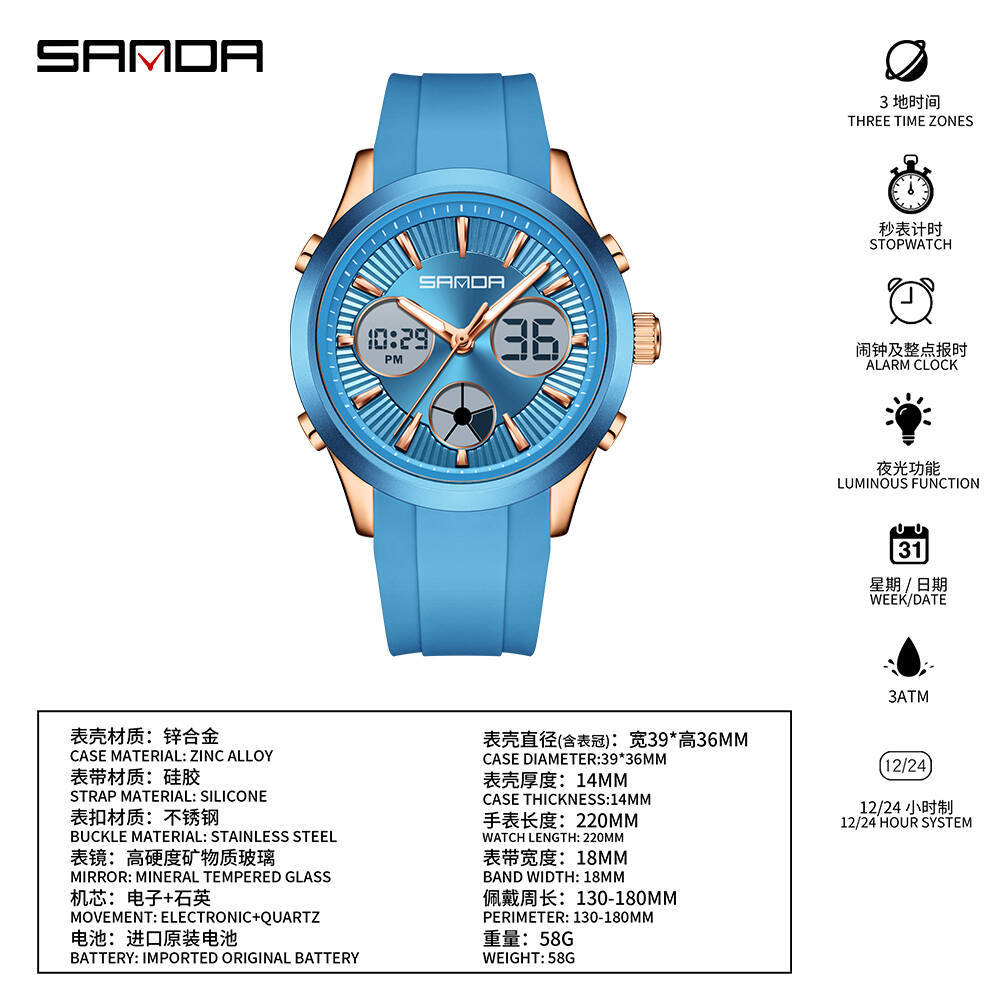 SANDA electronic watch luminou - đánh giá và giá Smartwatch Watches For Women Smart
