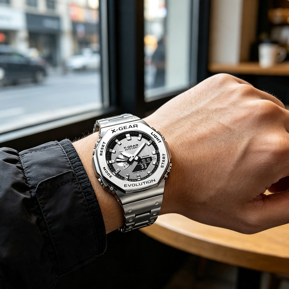 X-GEAR Dual Display Digital Sp - đánh giá và giá Smartwatch Watches For Women Smart