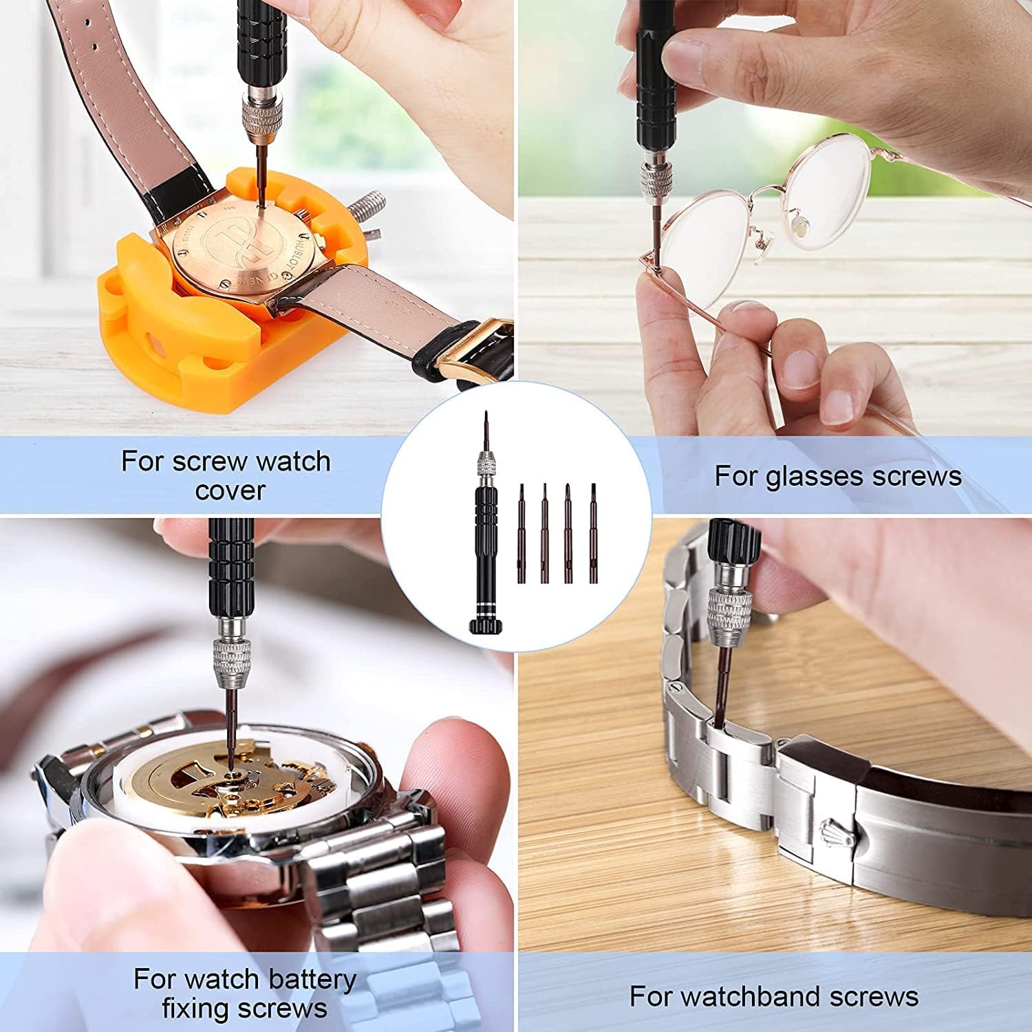 32 pcs Watch Battery Replaceme - đánh giá và giá Watchmaker Screwdriver