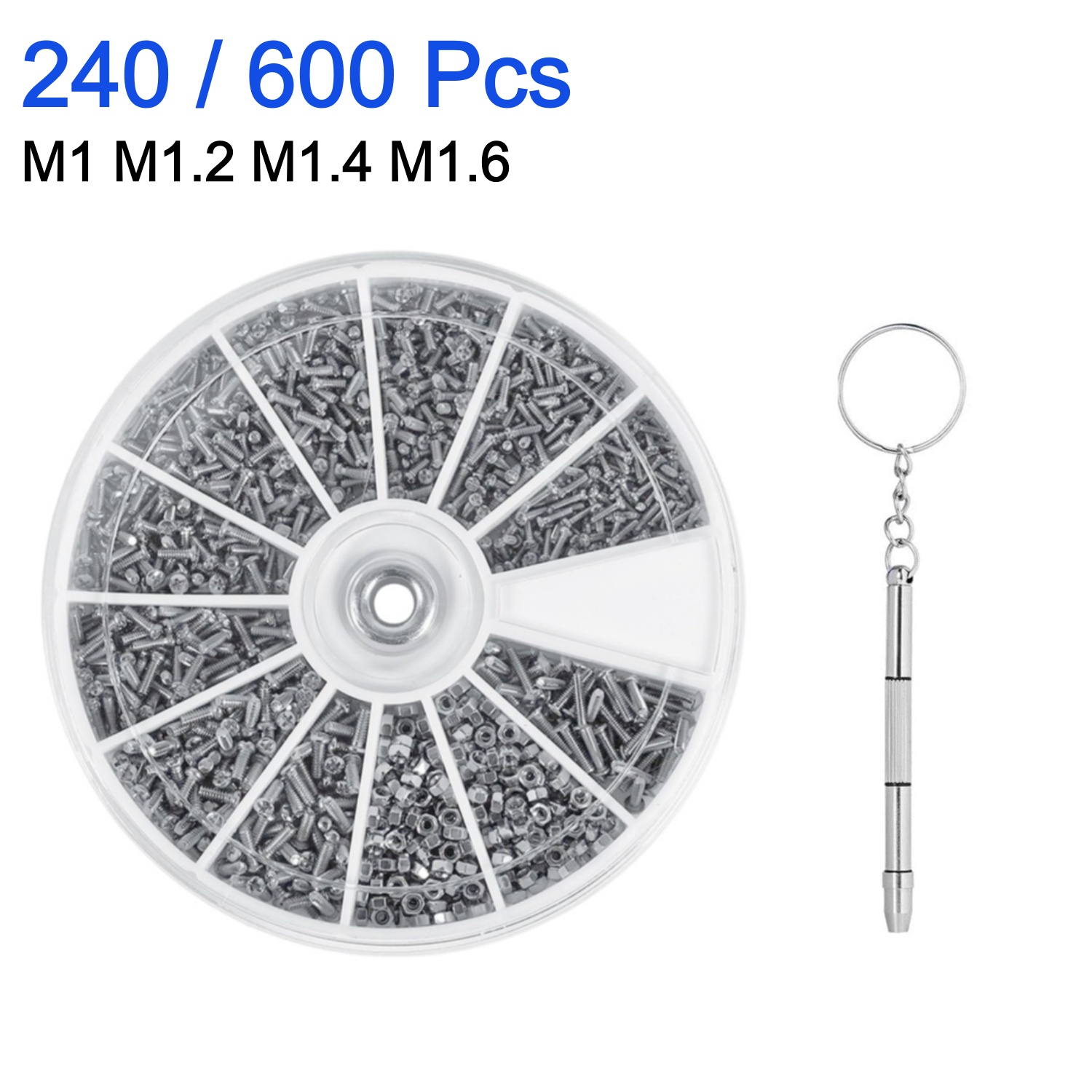 240/600Pcs small screw nut scr - đánh giá và giá Watchmaker Screwdriver