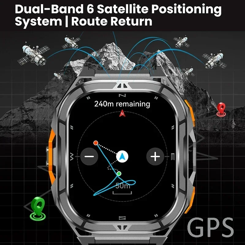 Luxury AMOLED Smartwatch Real  - đánh giá và giá Smartwatch Health Watches For Men