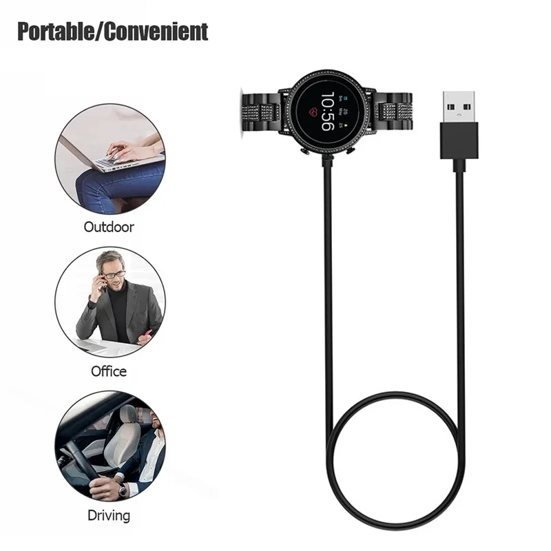 1M USB Magnetic Fast Charger D - đánh giá và giá Fossil Watches Smartwatch Gen 5