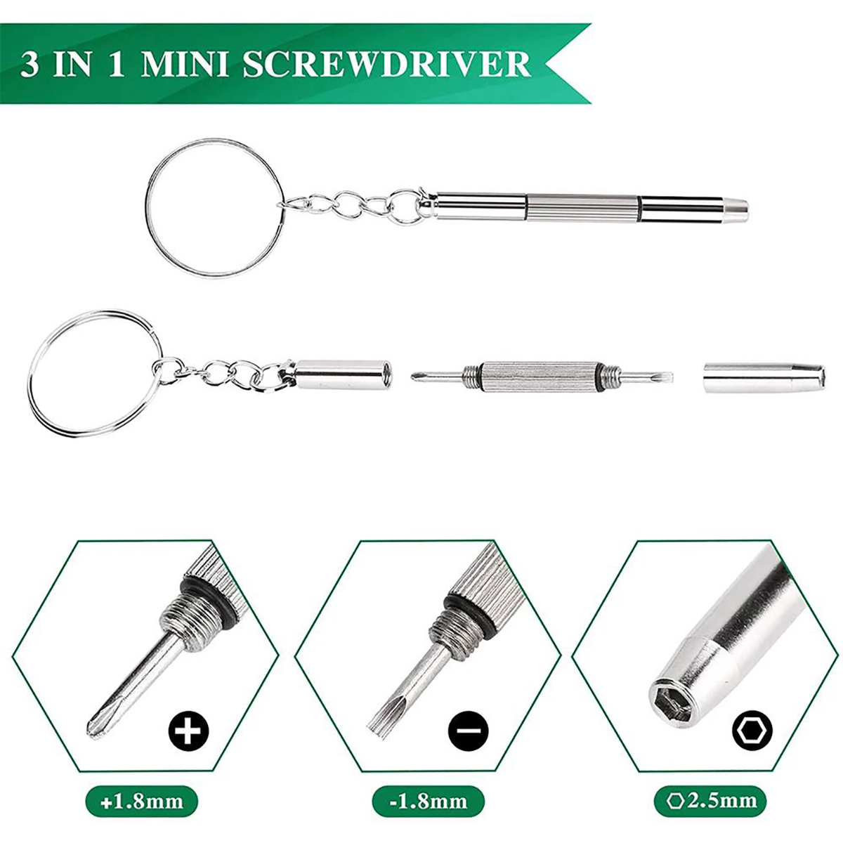 1/2/10pcs Mini 3 in1 Screwdriv - đánh giá và giá Watchmaker Screwdriver