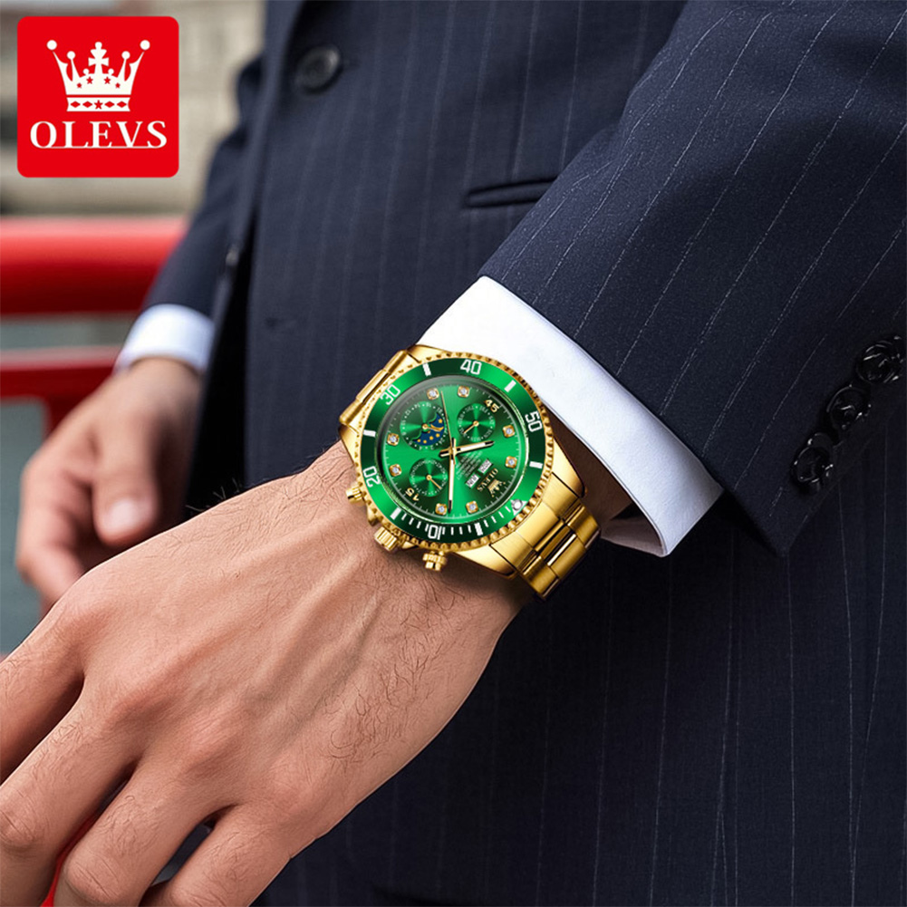 OLEVS 6729 Automatic Watch Man - đánh giá và giá Rolex Watch Datejust