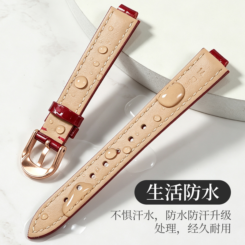 Glossy Curved Lug Genuine Leat - đánh giá và giá Cartier Watch Ballon Bleu