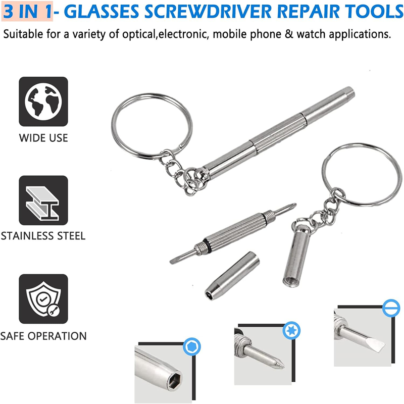 Mini Hand Glasses Screwdrivers - đánh giá và giá Watchmaker Screwdriver